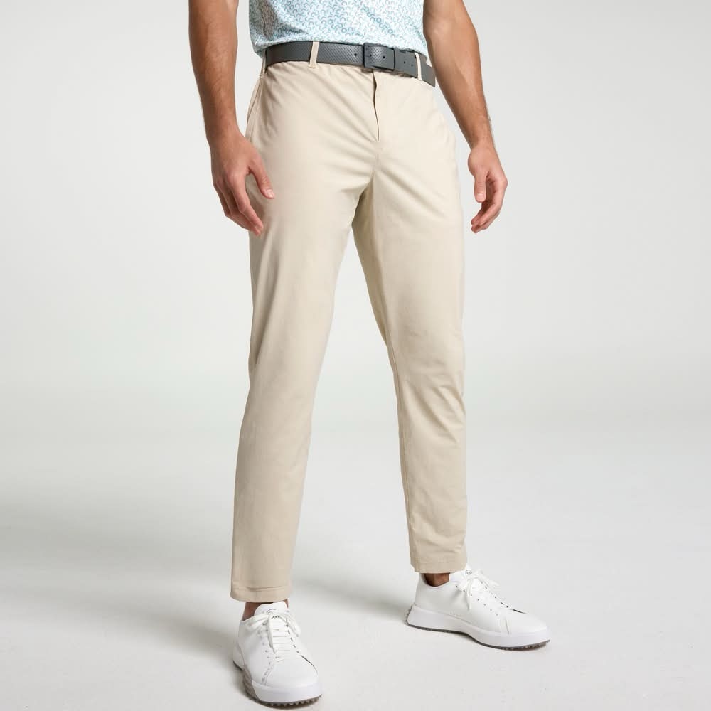 NWT VRST Men’s Slim Fit Tapered Pants~2XL~Light Khaki~ 4 Way Stretch~$78